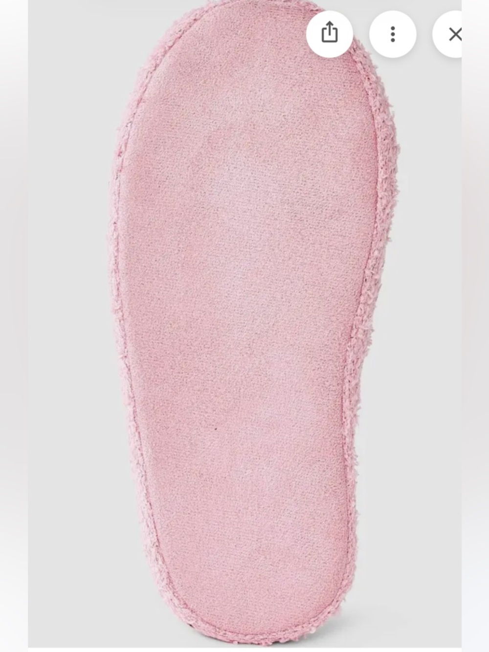 Strawberry Shortcake Pink Terry Slide Slippers - Picture 4 of 5